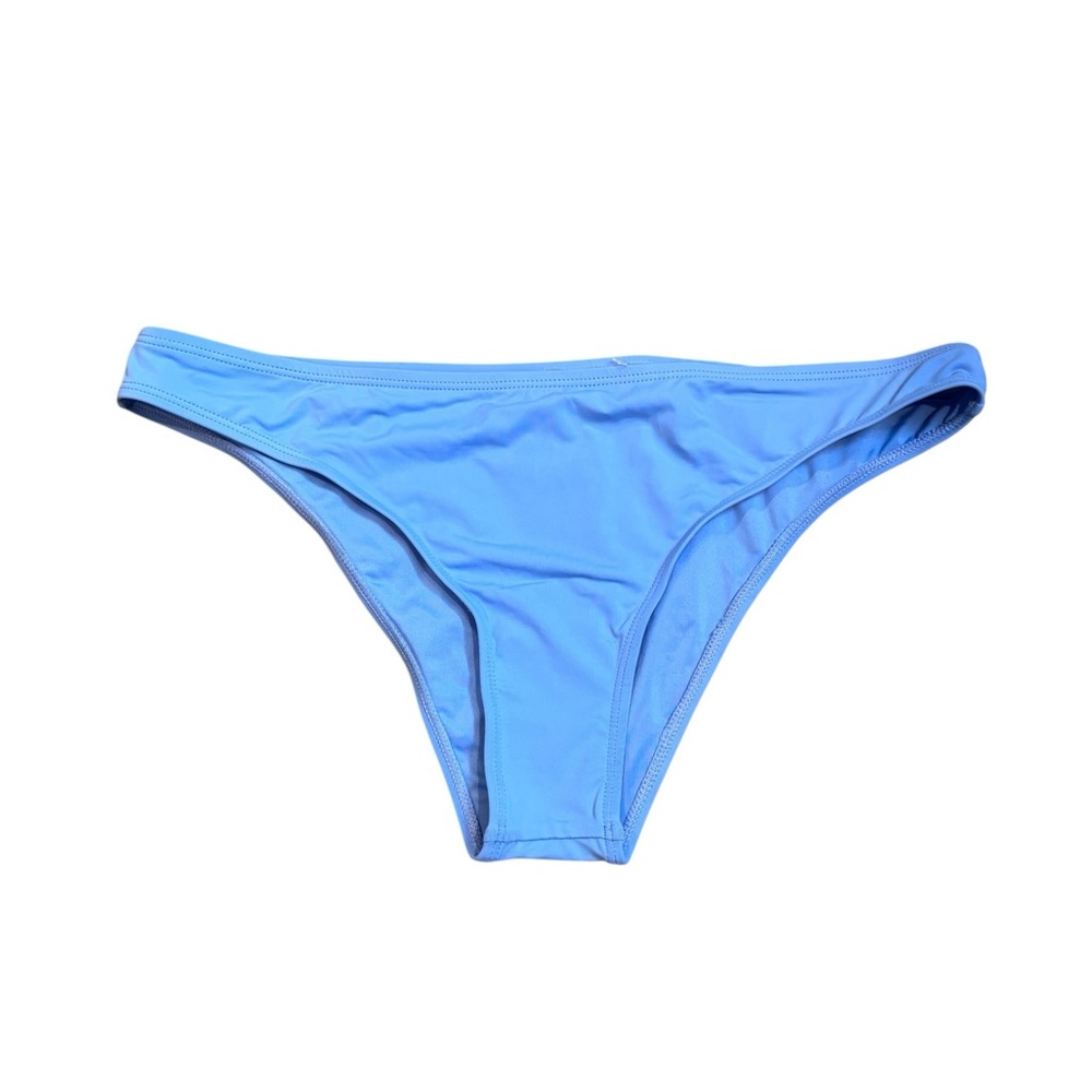 Roxy Beach Classics Bikini Bottom Large Blue Moderate Coverage NWT - Picture 2 of 5